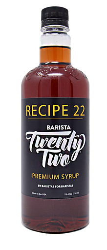 BARISTA 22 RECIPE 22 SYRUP Mountain Roaster Coffee