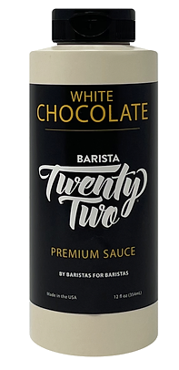 BARISTA 22 WHITE CHOCOLATE SAUCE 12oz Mountain Roaster Coffee