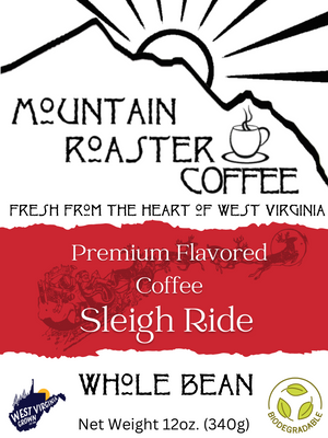 Open image in slideshow, Sleigh Ride Flavored coffee
