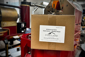 Open image in slideshow, Portland Coffee 2.2 oz. Restaurant Packs box of 48

